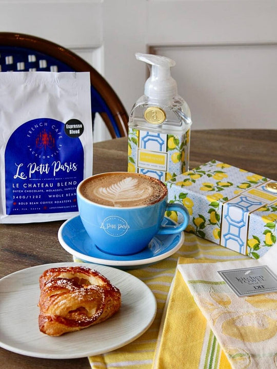 Customized Le Petit Paris ACME Latte Cup and Croissant